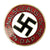 Original German NSDAP Party Enamel Membership Badge Pin by Apreck & Vrage of Leipzig - RZM M1\90 Original Items