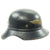 Original German WWII M38 Luftschutz Beaded Gladiator Air Defense Helmet - marked and dated 1939 Original Items