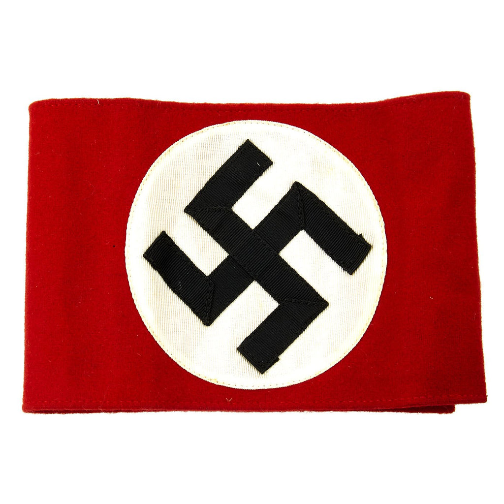Original German Early WWII SA Wool Armband with RZM A4/23 Tag - Unissued Original Items