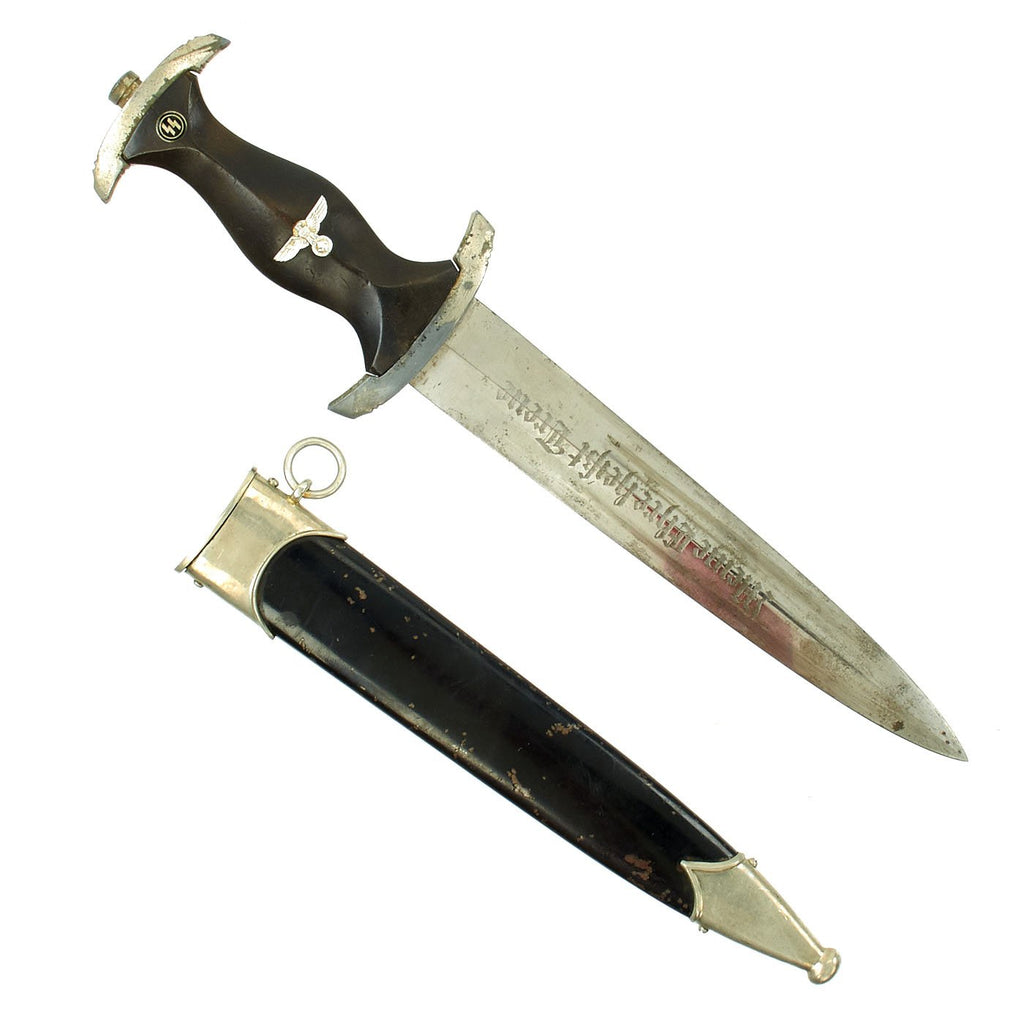 Original German WWII Model 1933 SS Dagger by Gottlieb Hammesfahr & Co. - RZM M.7/67 1940 Original Items