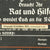 Original German WWII Sign der NSDAP Public Announcement Board - Emailleschild Original Items