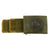 Original German WWII Rare Tropical Afrika Korps DAK Maker Marked Steel Belt Buckle with Web Tab Original Items