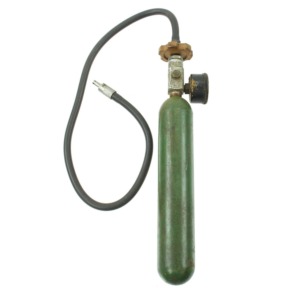 Original U.S. WWII Army Air Force Bailout Breathing Oxygen Bottle Type ...