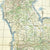 Original British WWII D-Day Army / Air Table Map of Normandy - dated 1943 Original Items