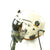 Original U.S. Air Force Named Gentex P-4A Flight Helmet with Oxygen Mask and Visor Cover c. 1957-59 Original Items
