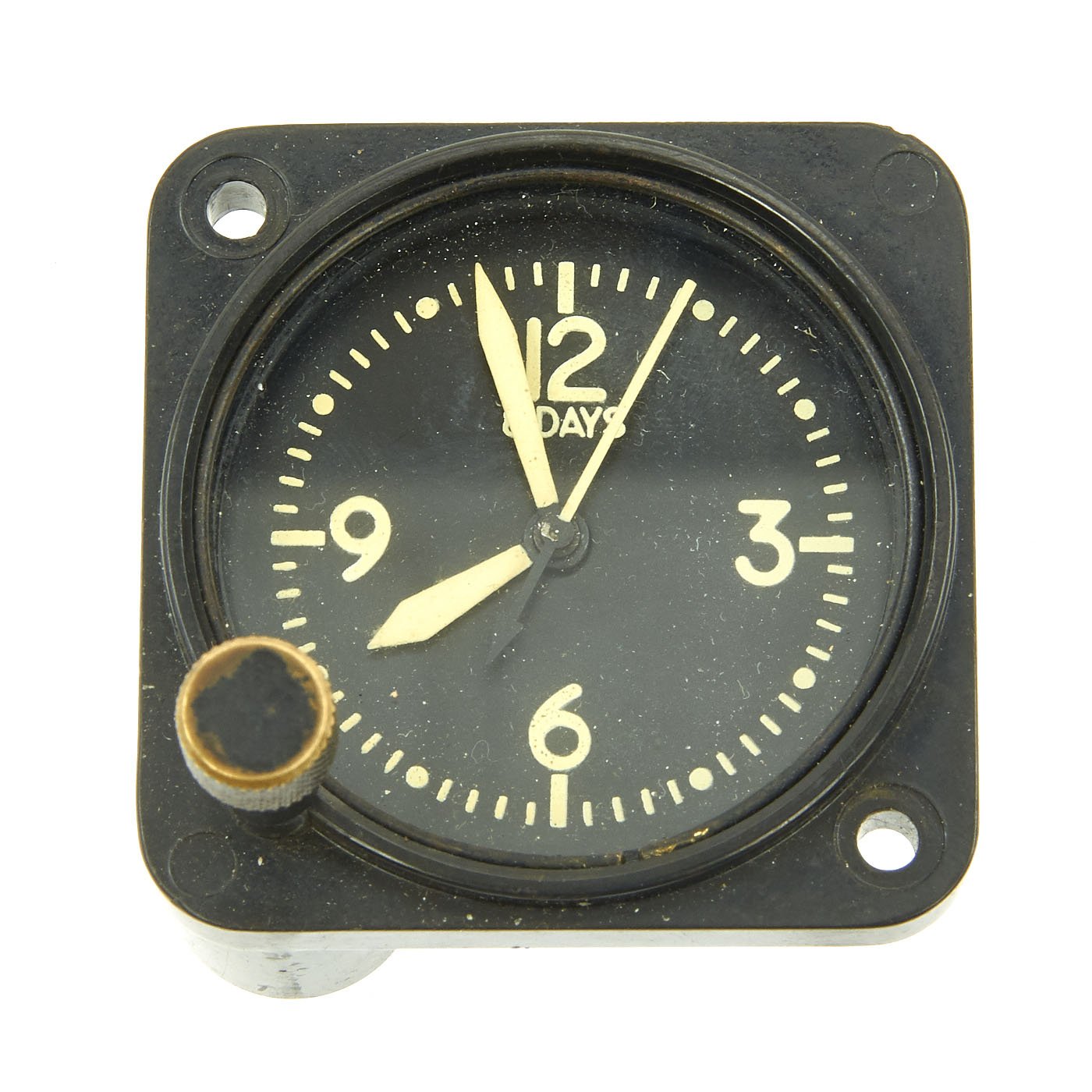 Watch Ww2 Aircraft Cockpit Clocks Waltham Vintage Aviation Clock