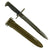 Original U.S. WWII M1 Garand 10 inch Bayonet by Utica Cutlery with M7 Scabbard Original Items