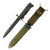 Original U.S. Vietnam War Era Garand Rifle M5A1 Bayonet by Milpar with German-made M8A1 Scabbard Original Items
