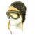 Original U.S. WWII Army Air Force Flying Helmet Set with Goggles - Type B-6 and A-9 Original Items