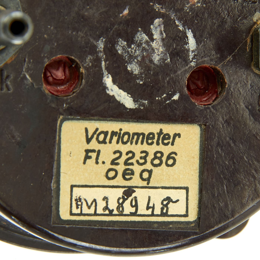 Original German WWII Luftwaffe Messerschmitt Bf 109 Variometer Verticl ...