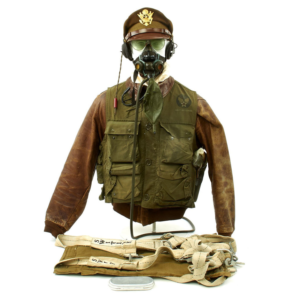 Original U.S. WWII USAAF Pilot Flight Uniform Set Original Items