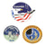 Original U.S. NASA Space Shuttle Columbia, Challenger, Apollo and Spacelab Mission Patches - Set of 16 Original Items