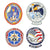 Original U.S. NASA Space Shuttle Challenger Disaster and Columbia Mission Patches - Set of 28 Original Items