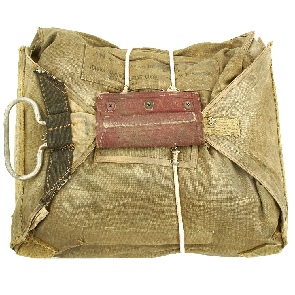Original U.S. WWII AN6513-1 Parachute Pack without Canopy Original Items