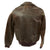 Original U.S. WWII Army Air Force A-2 Flight Jacket with Squadron Patch Original Items