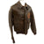 Original U.S. WWII Army Air Force A-2 Flight Jacket with Squadron Patch Original Items