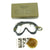 Original U.S. WWII Army Air Forces Aviator A-11 Flight Helmet with K-14 Earphones and M-1944 Goggles in Case Original Items