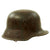 Original Imperial German WWI M16 Stahlhelm Helmet with Panel Camouflage Paint and Partial Liner - marked Si.66 Original Items