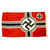 Original German WWII Kriegsmarine 170cm x 100cm Naval Battle Flag - Reichkriegsflagge Original Items