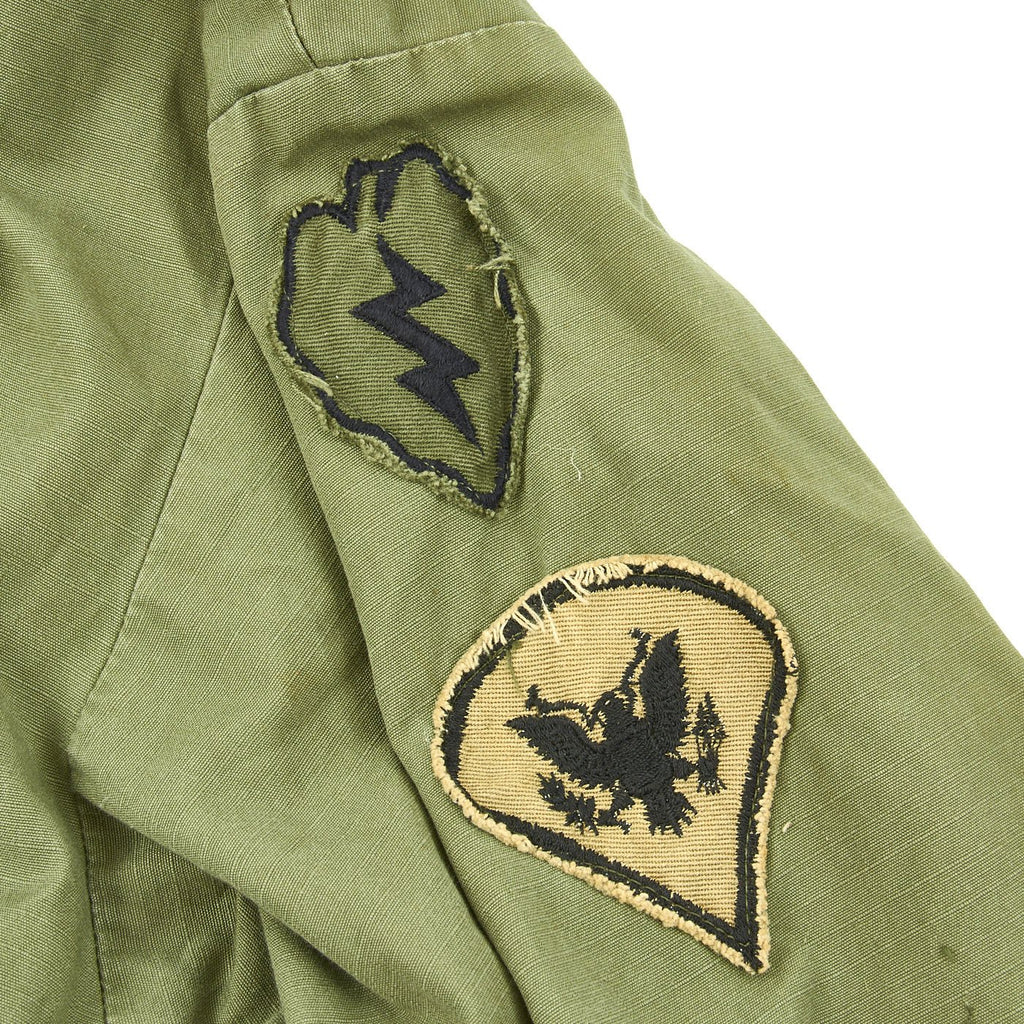 Original U.S. Vietnam War Infantryman Fatigue Uniform and M-56 Gear Se ...