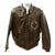 Original U.S. WWII 423rd Bomb Squadron Named A-2 Flight Jacket - Distinguished Flying Cross Original Items