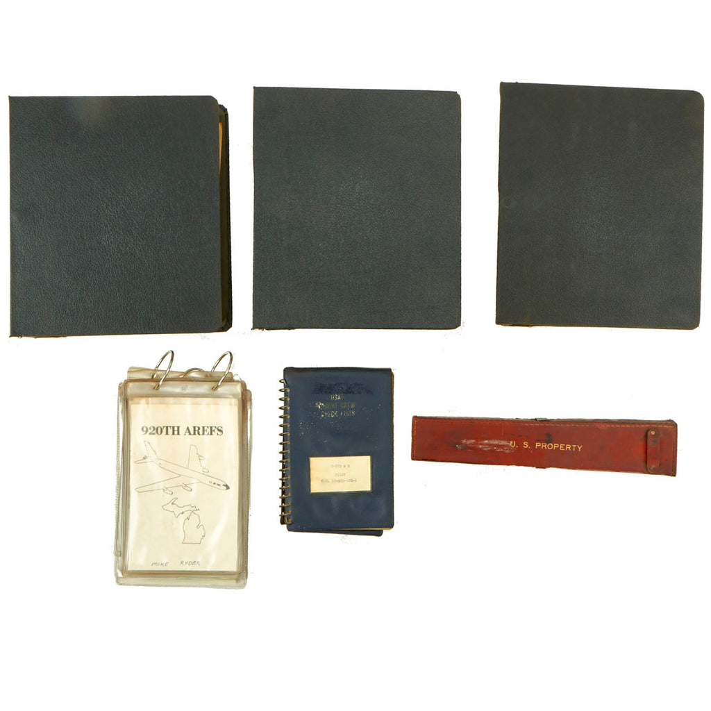Original U.S. Post Korean War to Post Vietnam War Era USAF Series Flight Handbooks and Manual Lot For The B-50A, B50D, B-58A and Boeing EC-135C With Load Adjuster - 6 Items Original Items