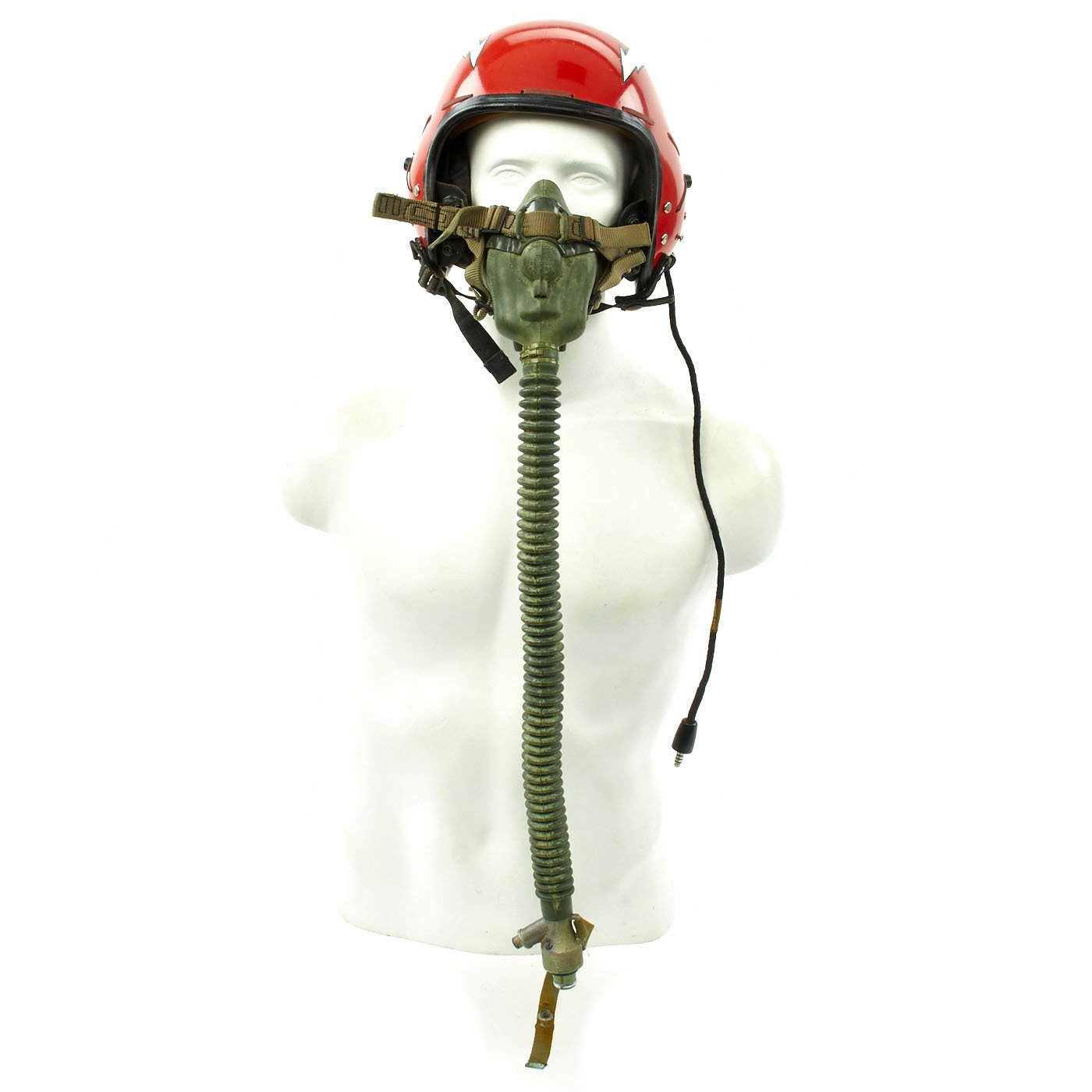 Original U.S. Korean War Air Force Type P1A Flying Helmet with MS
