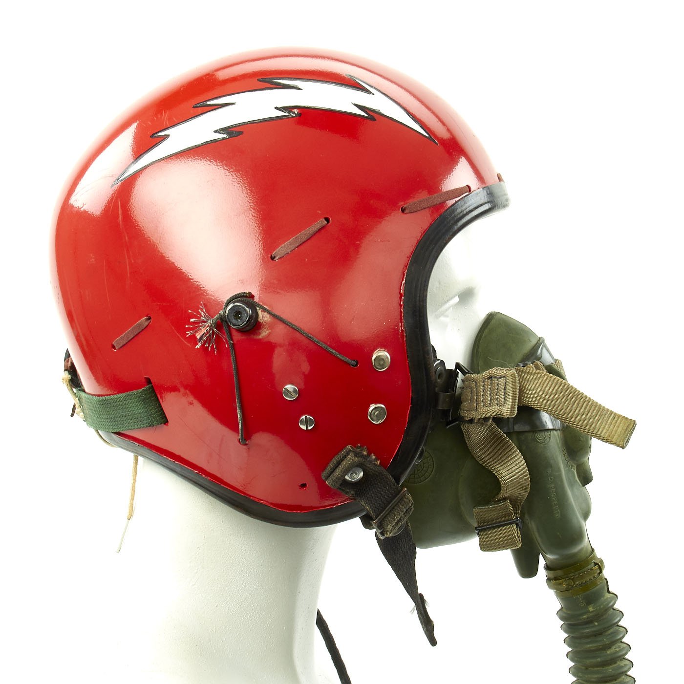 Original U.S. Korean War Air Force Type P1A Flying Helmet with MS