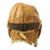 Original Japanese WWII Tan Leather Winter Flying Helmet with Pilot Goggles Original Items