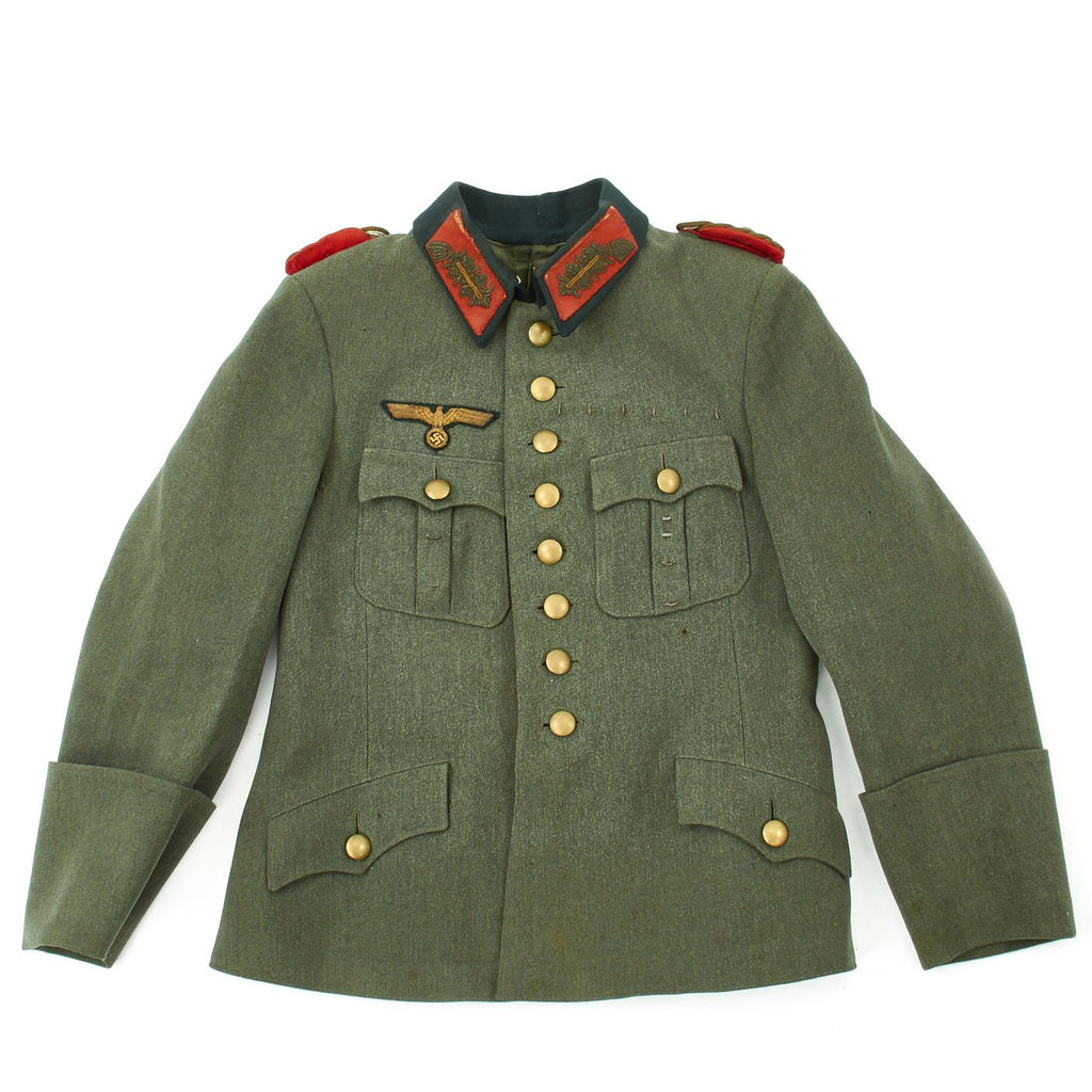 Original German WWII Army Heer Major General Tunic Dienstbluse Original Items