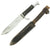 Original German WWII Early Nickel-Plated Hitler Youth Knife by Emil Voos with Scabbard Original Items