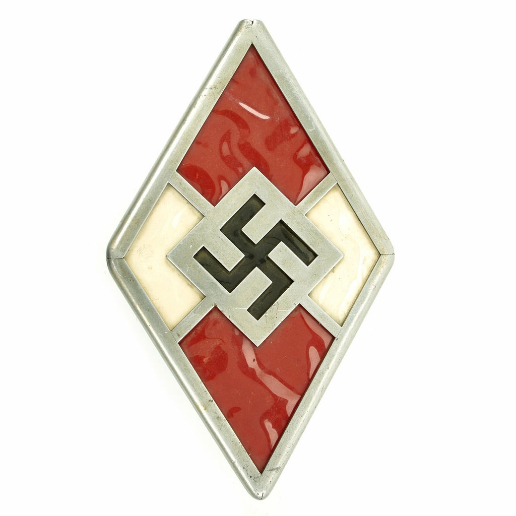 Original German WWII Hitler Youth Door or Wall Diamond Sign Original Items