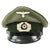 Original German WWII Army Heer EM/NCO Pioneer Engineer Visor Crush Cap Original Items