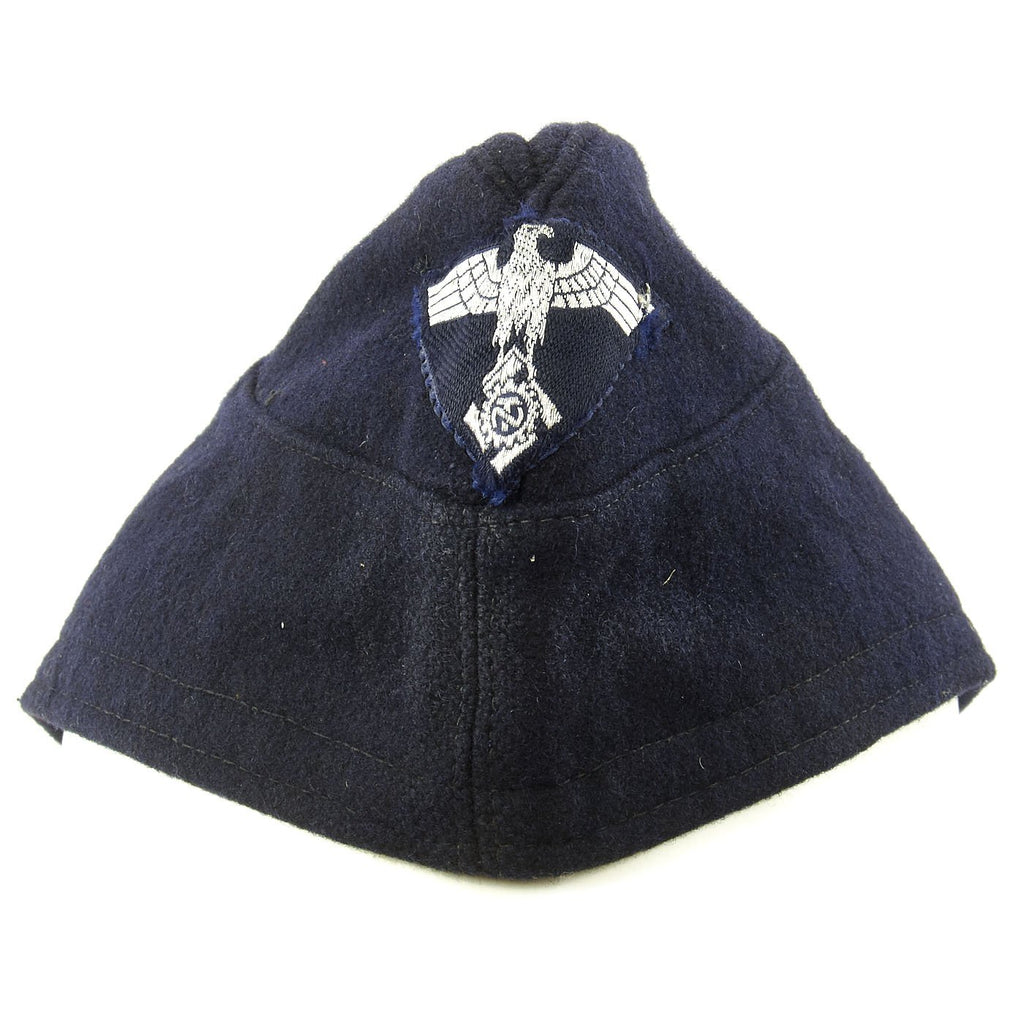 Original German WWII TENO Technical Emergency Corps M38 Overseas Wool Cap Original Items