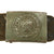 Original German WWII Army Heer Belt with Steel Buckle and Two 98k Triple Pouches - dated 1942 & 1943 Original Items