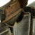 Original German WWII Naval Black Leather Mauser 98k Triple Pouch with Kriegsmarine Marking - dated 1942 Original Items