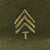 Original U.S. WWII 4th Armored Division 3rd Army Technician 4th Grade M1 Schlueter Front Seam Helmet Original Items