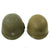 Original U.S. WWII 4th Armored Division 3rd Army Technician 4th Grade M1 Schlueter Front Seam Helmet Original Items