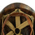 Original U.S. WWII 4th Armored Division 3rd Army Technician 4th Grade M1 Schlueter Front Seam Helmet Original Items
