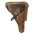 Original German WWI P08 Luger Brown Leather Holster by Schulz & Co. with Bavarian Marking - dated 1918 Original Items