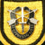 Original U.S. Cold War Era 1st Special Forces Group Green Beret with Unit Badges - dated 1952 Original Items