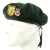 Original U.S. Cold War Era 1st Special Forces Group Green Beret with Unit Badges - dated 1952 Original Items