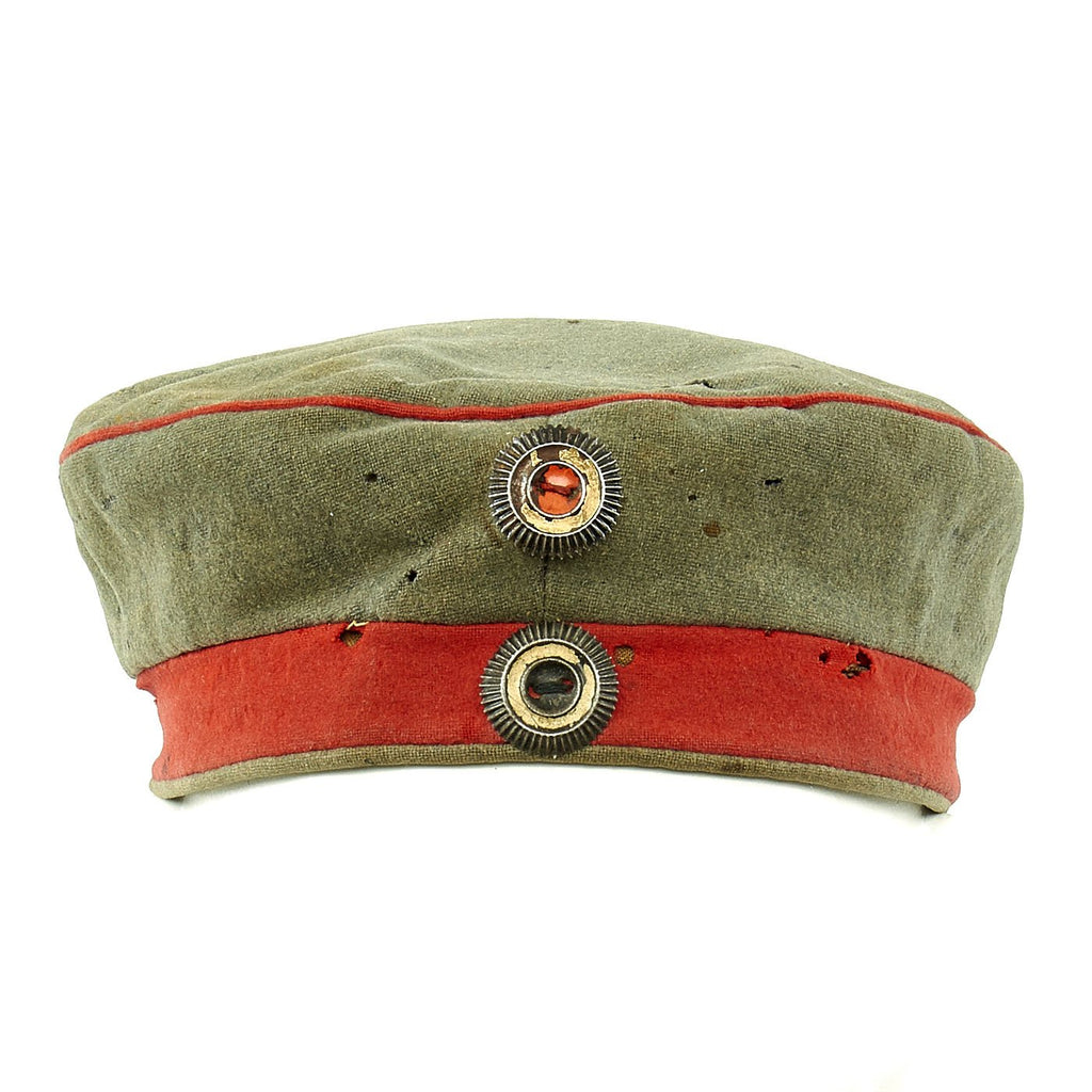 Original Imperial German WWI M1907 Feldmütze Field Cap with Prussian Cockade Original Items