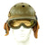 Original U.S. WWII M38 Tanker Helmet by Rawlings with Period  Polaroid Goggles - Size 7 1/8 Original Items