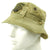 Original U.S. Vietnam War Locally Made Boonie Tropical Hat with 82nd Airborne Insignia Original Items