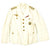 Original German WWII Kriegsmarine Oberleutnant White Summer Tunic with Officer Brocade Belt Original Items