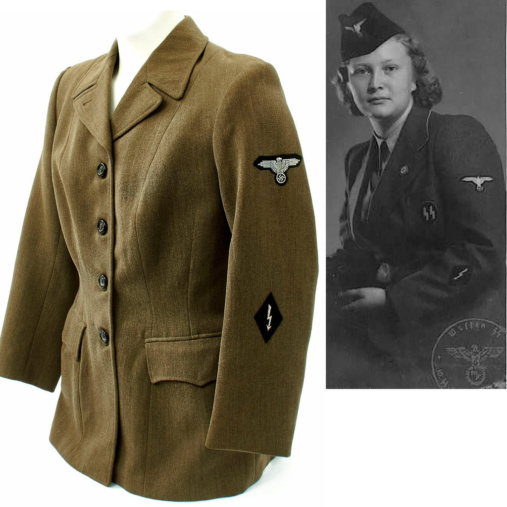 Original German WWII SS-Helferinnen Female Auxiliaries Uniform Tunic Original Items