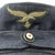 Original German WWII Luftwaffe M43 Wool Field Cap with Cockade Button in size 55 - dated 1944 Original Items