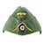 Original German WWII Kriegsmarine Coastal Artillery M38 Overseas Wool Cap size 58 1/2 Original Items