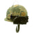 Original U.S. WWII Vietnam War M1 Helmet with PRT-4 / PRR-9 Squad Radio Set and USMC Camouflage Cover Original Items